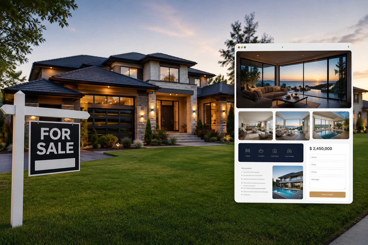 Landing Page Ideas for Real State
